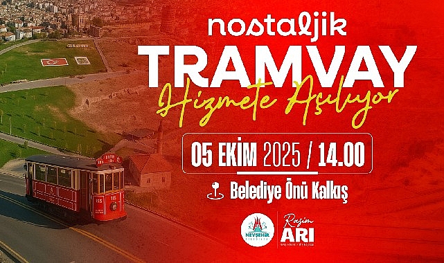 nevsehirde bir ilk nostaljik tramvay hizmete aciliyor WZDTSDlM
