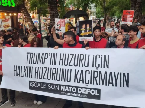 Gençlerden Trump mizansenli NATO tepkisi: Önlemler işgalci olduklarının kanıtı